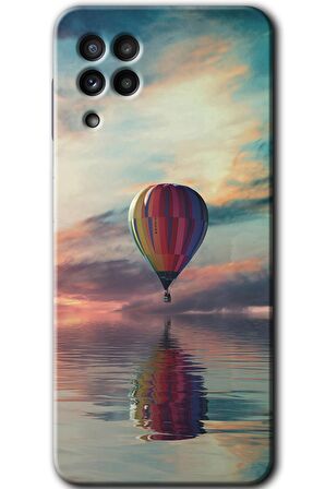 Galaxy A22 Kılıf HD Desen Baskılı Arka Kapak - Zeplin 