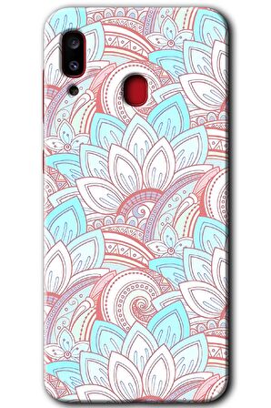 Galaxy A30 Kılıf HD Desen Baskılı Arka Kapak - Çin Mandala 1 
