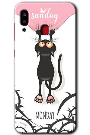 Galaxy A30 Kılıf HD Desen Baskılı Arka Kapak - Dark Sunday 