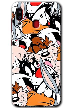 Galaxy A30 Kılıf HD Desen Baskılı Arka Kapak - Karakterler 