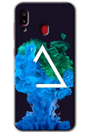 Galaxy A30 Kılıf HD Desen Baskılı Arka Kapak - İnk Clot 