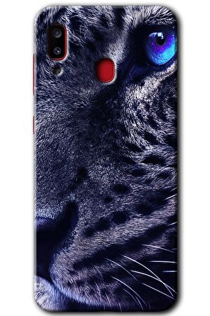 Galaxy A30 Kılıf HD Desen Baskılı Arka Kapak - Kaplan 