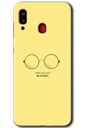 Galaxy A30 Kılıf HD Desen Baskılı Arka Kapak - Be Honest 