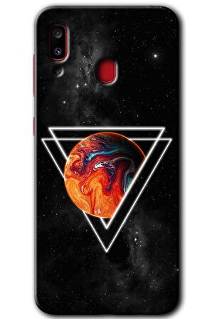 Galaxy A30 Kılıf HD Desen Baskılı Arka Kapak - Kızıl Gezegen 
