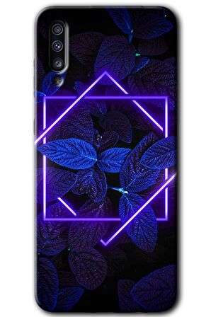 Galaxy A30s Kılıf HD Desen Baskılı Arka Kapak - Mekanik Yaprak 5 