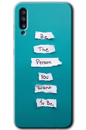 Galaxy A30s Kılıf HD Desen Baskılı Arka Kapak - Want You 
