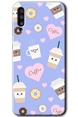 Galaxy A30s Kılıf HD Desen Baskılı Arka Kapak - Coffee Cake 
