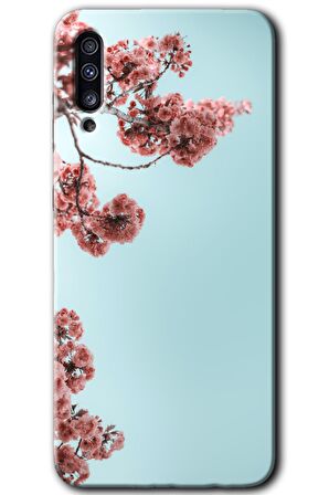 Galaxy A30s Kılıf HD Desen Baskılı Arka Kapak - Japon Çiçeği 