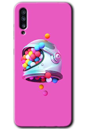 Galaxy A30s Kılıf HD Desen Baskılı Arka Kapak - Uzay Başlığı 