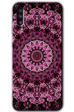 Galaxy A30s Kılıf HD Desen Baskılı Arka Kapak - Mandala Patterns Kaleidoscope 
