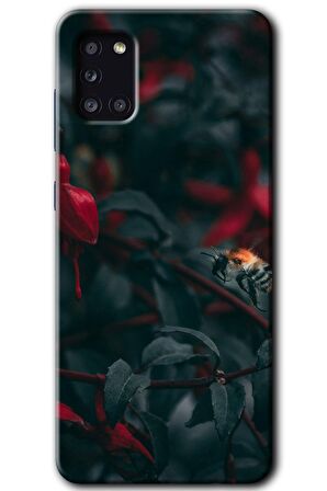Galaxy A31 Kılıf HD Desen Baskılı Arka Kapak - Avcı Arı 