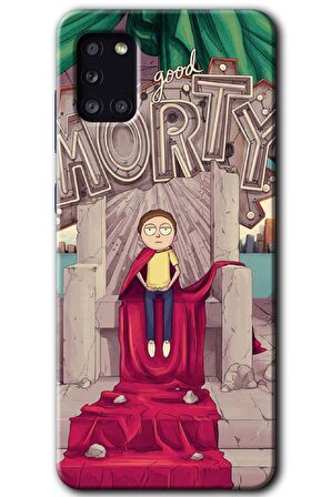 Galaxy A31 Kılıf HD Desen Baskılı Arka Kapak - Morty 