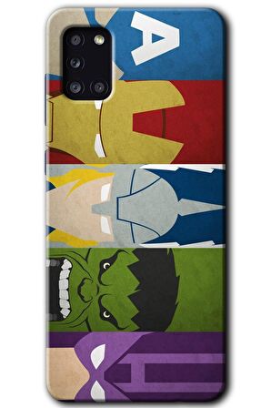 Galaxy A31 Kılıf HD Desen Baskılı Arka Kapak - Avengers-1 