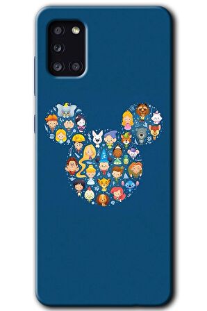 Galaxy A31 Kılıf HD Desen Baskılı Arka Kapak - Mickey 