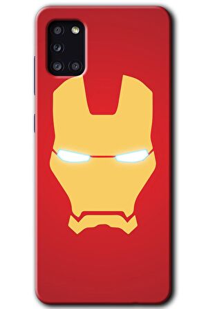 Galaxy A31 Kılıf HD Desen Baskılı Arka Kapak - İronMan 