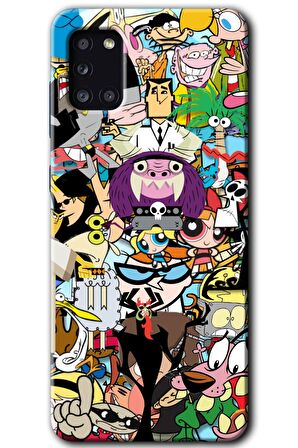Galaxy A31 Kılıf HD Desen Baskılı Arka Kapak - Süper Çizgi Kahramanlar 