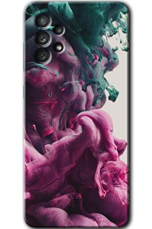 Galaxy A32 4G Kılıf HD Desen Baskılı Arka Kapak - Liquid Cloud 