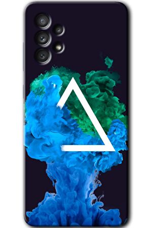 Galaxy A32 4G Kılıf HD Desen Baskılı Arka Kapak - İnk Clot 