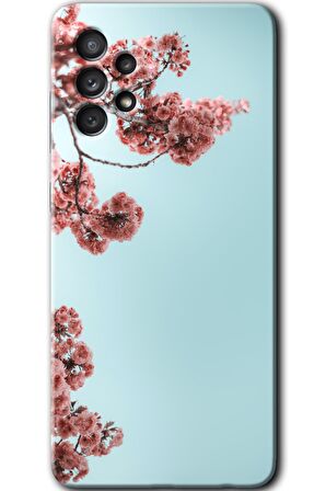 Galaxy A32 4G Kılıf HD Desen Baskılı Arka Kapak - Japon Çiçeği 