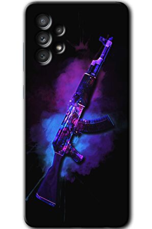 Galaxy A32 4G Kılıf HD Desen Baskılı Arka Kapak - AK 