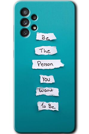 Galaxy A33 Kılıf HD Desen Baskılı Arka Kapak - Want You 