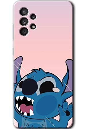 Galaxy A33 Kılıf HD Desen Baskılı Arka Kapak - Stitch 