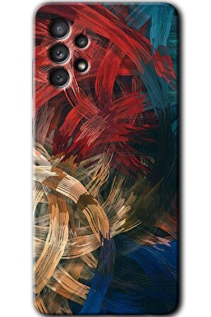 Galaxy A33 Kılıf HD Desen Baskılı Arka Kapak - Karma Boyalar 