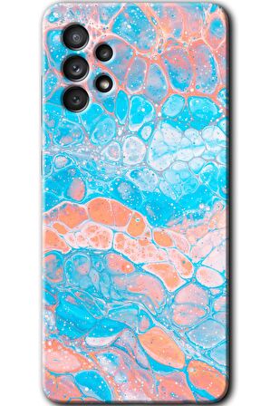 Galaxy A33 Kılıf HD Desen Baskılı Arka Kapak - Bubbles 1 