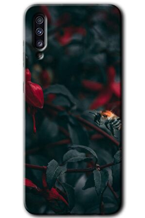 Galaxy A50 Kılıf HD Desen Baskılı Arka Kapak - Avcı Arı 