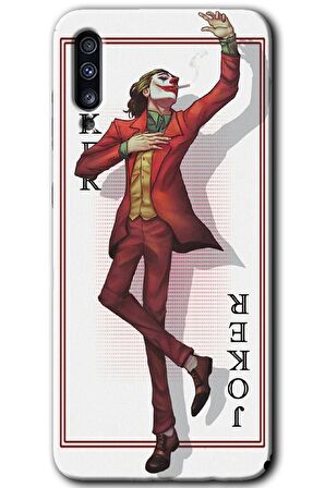 Galaxy A50 Kılıf HD Desen Baskılı Arka Kapak - Joker İskambil 