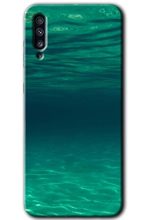 Galaxy A50 Kılıf HD Desen Baskılı Arka Kapak - Derin Deniz 