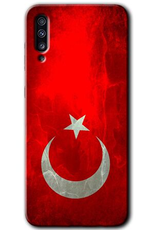 Galaxy A50 Kılıf HD Desen Baskılı Arka Kapak - Albayrak 