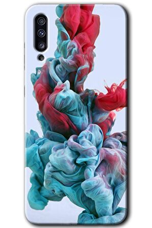 Galaxy A50 Kılıf HD Desen Baskılı Arka Kapak - Renkli Karışım 