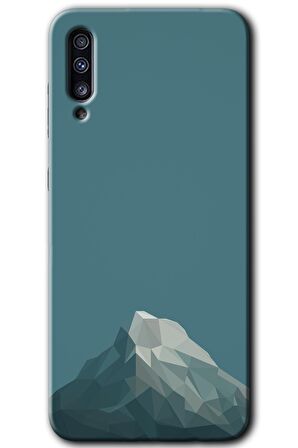 Galaxy A50s Kılıf HD Desen Baskılı Arka Kapak - Alone Mountain 