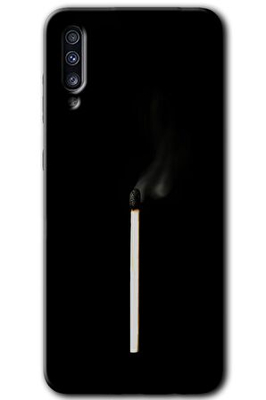 Galaxy A50s Kılıf HD Desen Baskılı Arka Kapak - Sönmüş Kibrit 
