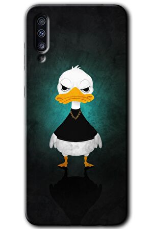 Galaxy A50s Kılıf HD Desen Baskılı Arka Kapak - Angry Duck 