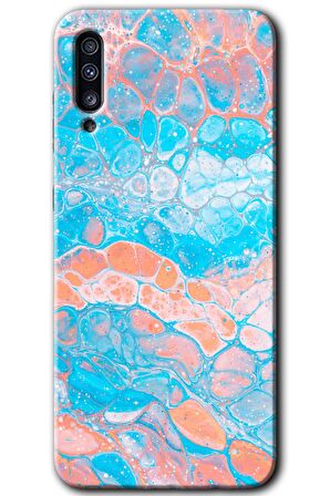 Galaxy A50s Kılıf HD Desen Baskılı Arka Kapak - Bubbles 1 