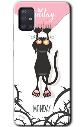 Galaxy A51 Kılıf HD Desen Baskılı Arka Kapak - Dark Sunday 