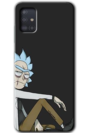 Galaxy A51 Kılıf HD Desen Baskılı Arka Kapak - Rick 