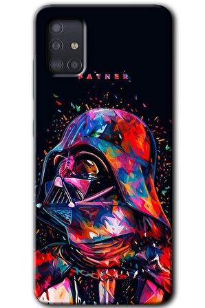 Galaxy A51 Kılıf HD Desen Baskılı Arka Kapak - Father Vader 