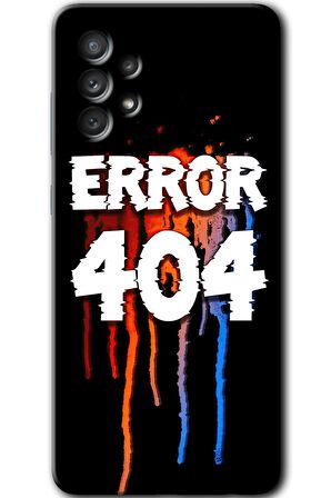 Galaxy A52 Kılıf HD Desen Baskılı Arka Kapak - 404 Error 