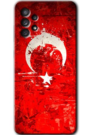 Galaxy A52 Kılıf HD Desen Baskılı Arka Kapak - Albayrak 2 