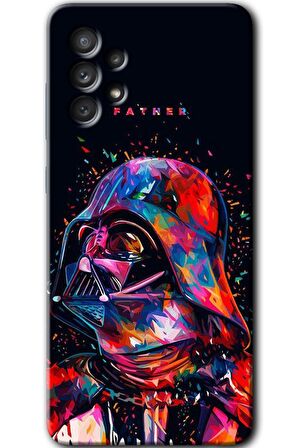 Galaxy A52 Kılıf HD Desen Baskılı Arka Kapak - Father Vader 