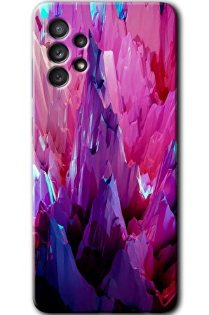 Galaxy A52 Kılıf HD Desen Baskılı Arka Kapak - Abstraction Sharp 