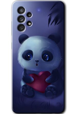 Galaxy A52s Kılıf HD Desen Baskılı Arka Kapak - Bebek Panda 