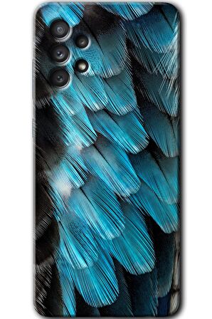 Galaxy A52s Kılıf HD Desen Baskılı Arka Kapak - 9D Tüyler 