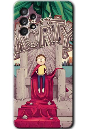 Galaxy A53 Kılıf HD Desen Baskılı Arka Kapak - Morty 