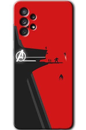 Galaxy A53 Kılıf HD Desen Baskılı Arka Kapak - Avengers Tower 