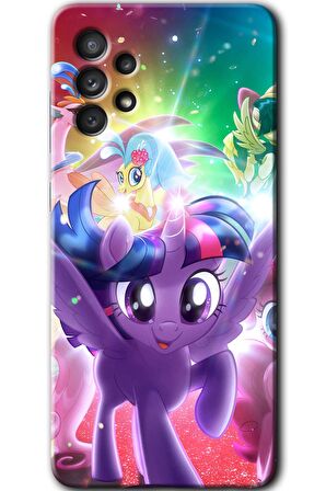 Galaxy A53 Kılıf HD Desen Baskılı Arka Kapak - Pony 