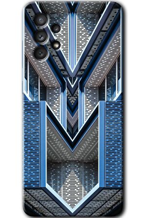 Galaxy A53 Kılıf HD Desen Baskılı Arka Kapak - Retro Building 